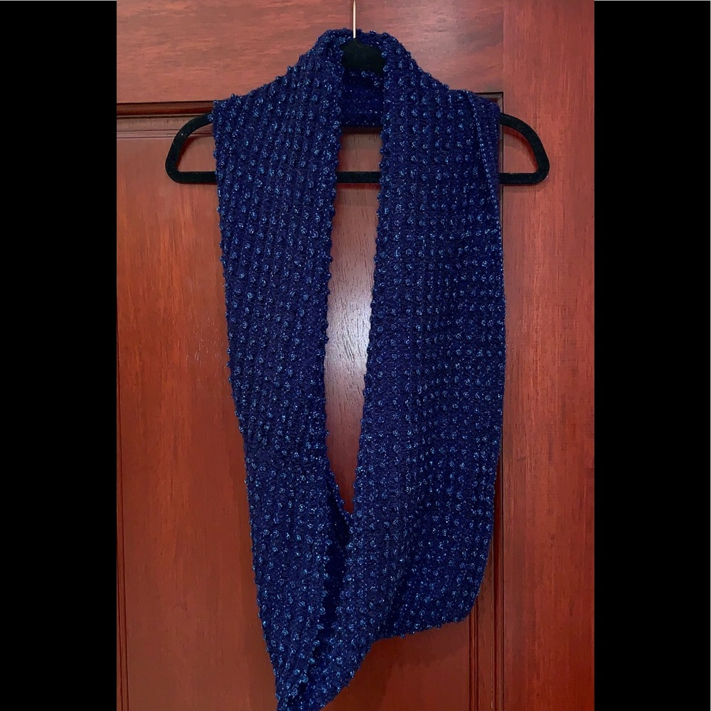 Blue Infinity Scarf